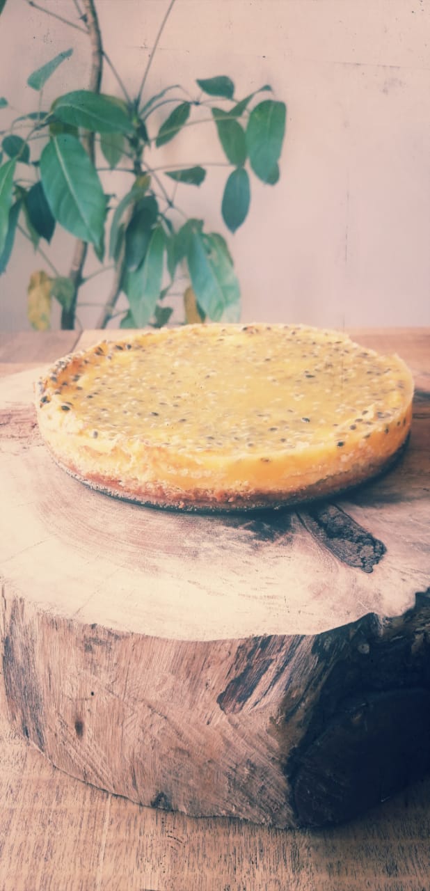 Cheesecake maracuyá. Low Carbs